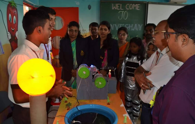 Inter School Science Exhibition at KLE School, Dharwad. 
