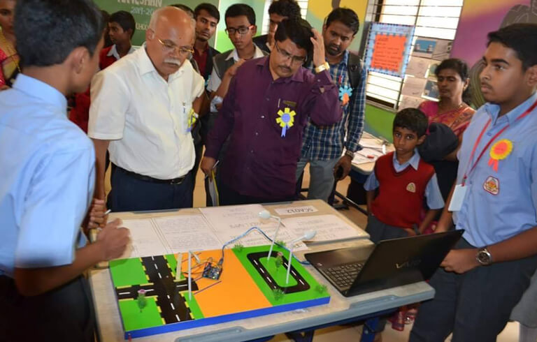 Inter School Science Exhibition at KLE School, Dharwad. 