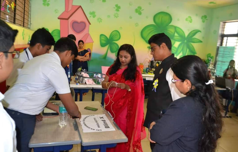Inter School Science Exhibition at KLE School, Dharwad. 