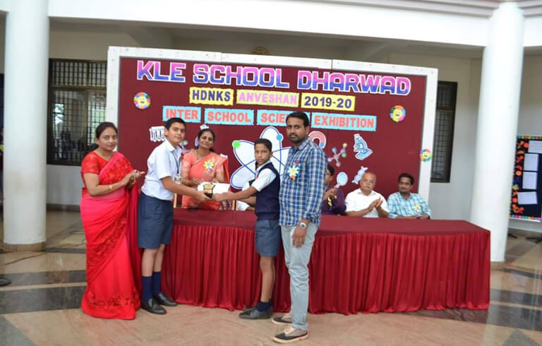 Inter School Science Exhibition at KLE School, Dharwad. 