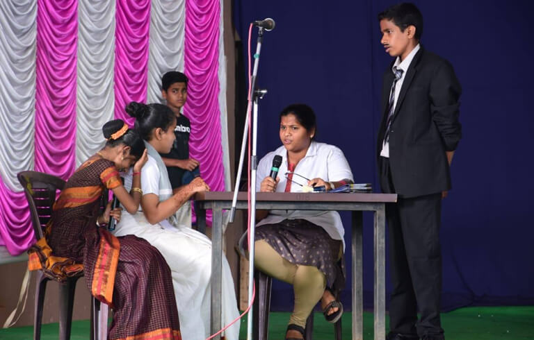 Inter School Skit Competition at Bala Vinayaka Vidyaniketan, Gadag. 